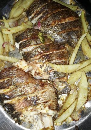 A picture of Baked fish.