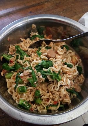 Foto resep Mie goreng sosis