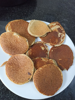 Una foto de Pancakes de avena y banana