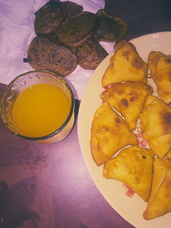 A picture of Mince Samosa.