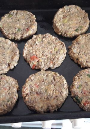 Una foto de Hamburguesas de lentejas🍔