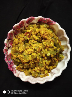 A picture of Turai-moong dal ki sabzi.