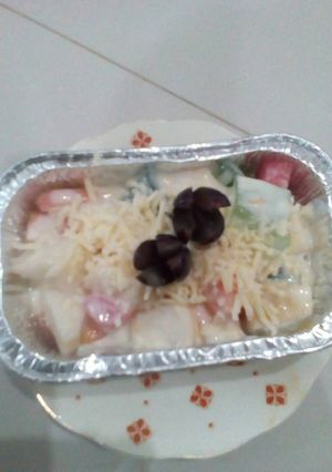 Foto resep Creamy fruit salad