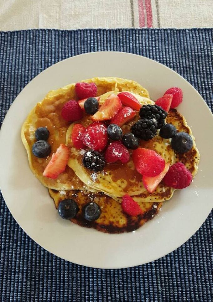 A picture of Megan's Simple Pancakes.