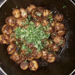 A picture of Jeera aloo.