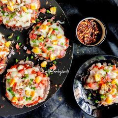 Mini Ragi Pizza gluten free pizza A picture of Mini Ragi Pizza gluten free pizza.
