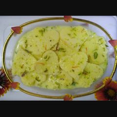Bread rasmalai A picture of Bread rasmalai.