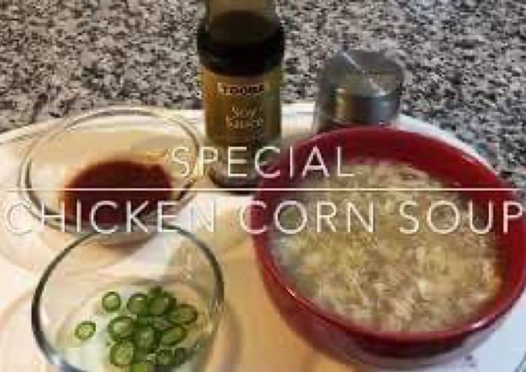 Recipe of Quick Special Chicken Corn Soup