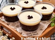 Gambar fla pudding pakai kremer