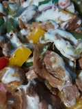 Fajitas de res con queso