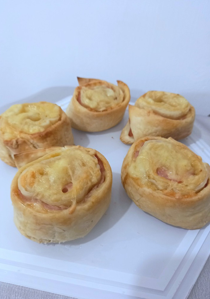 Una foto de Rolls de jamón y queso 😉