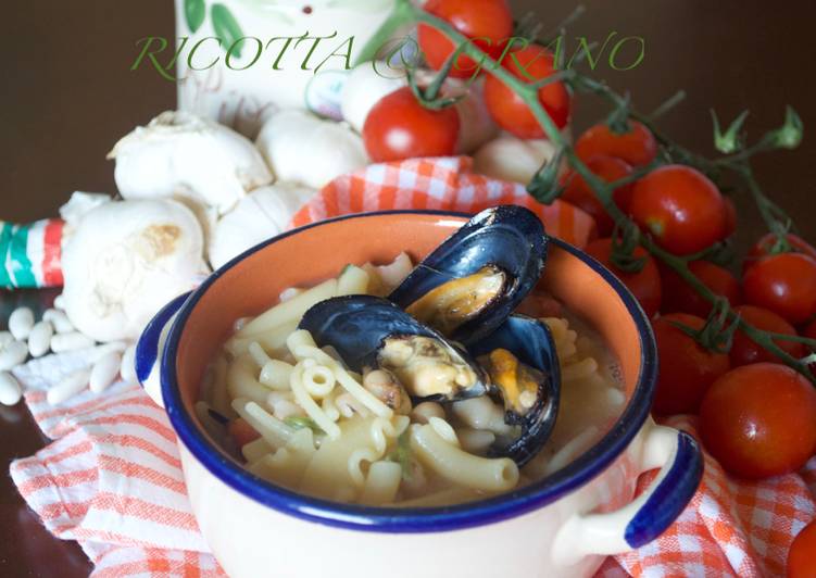 Pasta e fagioli con le cozze #ciaksicucina #cookpad