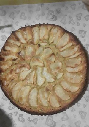 Una foto de Torta de manzana roja o verde 🍎