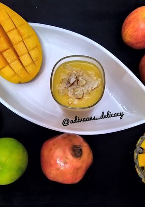 A picture of Mango shake.