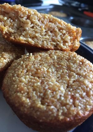 A picture of Sweet Potato Cornbread Muffins.