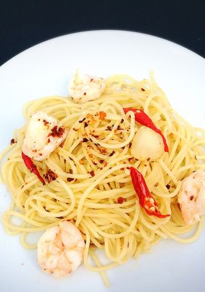 Foto resep Spaghetti Aglio Olio