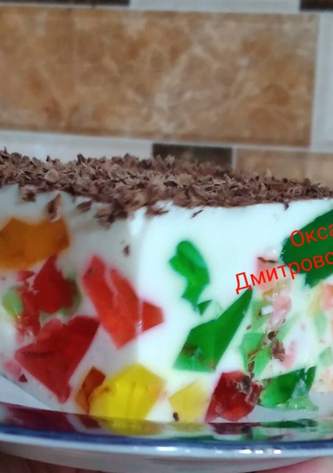 Десерт "Бите скло"