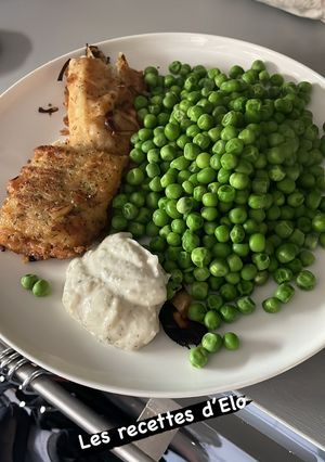 Une photo de Pané de poisson sauce tartare