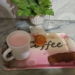 A picture of Kashmiri tea.