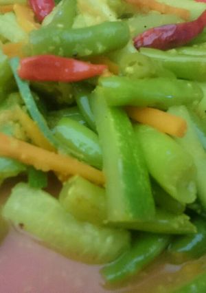 Foto resep Acar kuning buncis wortel timun segar sehat lezat non msg