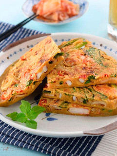 韓式咖哩泡菜海鮮煎餅 【咖哩女王】 的食譜成品照片