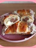 🥐 Croissants rellenos de chocolate blanco y filipinos 🥐