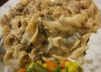 New Recipe Easy One Pot Beef  Mushroom Stroganoff Restaurant Style New Recipe Easy One Pot Beef  Mushroom Stroganoff Restaurant Style