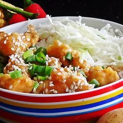 Honey Lemon Chicken A picture of Honey Lemon Chicken.