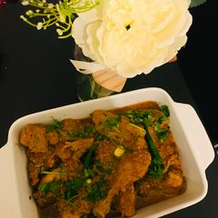 A picture of Chicken koyla karahi.