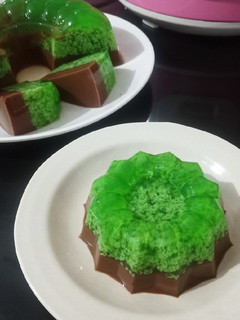 Foto resep Puding Lumut Pandan Coklat