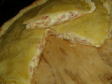Tarta de jamón y queso