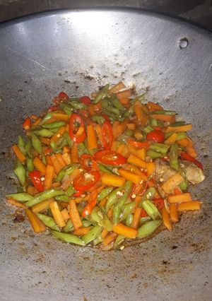 Foto resep Oseng Buncis Wortel Pedes