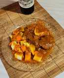 🍷🍖 Estofado de osobuco al Malbec con verduras 🍖🍷 Estofado a la olla