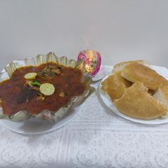 A picture of Mutton paya/ goat trotter.