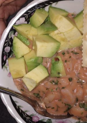 Una foto de Ceviche de camarón