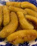 Chuối chảy mật cho bé ăn xế