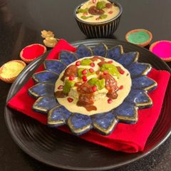 A picture of No - Cook Dahi Vada /Holi Special Instant Dahi Bhalle / Delicious And Unique Dahi Bhalle For Holi 🌈.