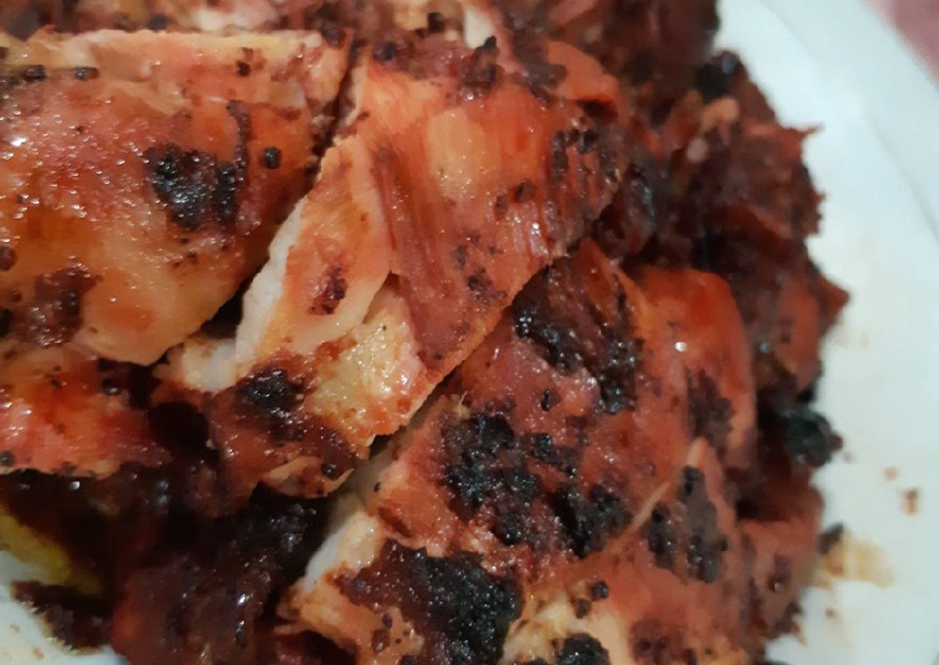 Ayam panggang merah