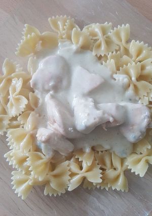Une photo de Escalope de poulet au Roquefort