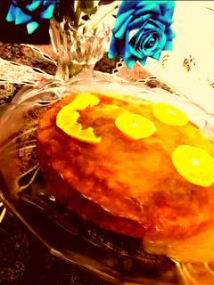 عکسی از دستور 🍊کیک نارنگی با سس مخصوص🍊🌝
