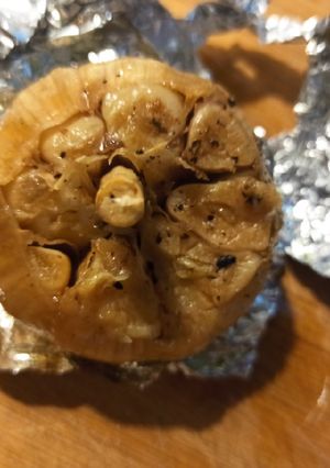 Una foto de Crema de ajo al horno viral en Instagram