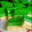 Bolu kukus 3 lapis pandan 6 telur