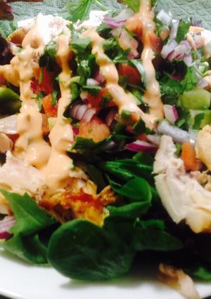 Una foto de Ensalada Rápida de Pollo
