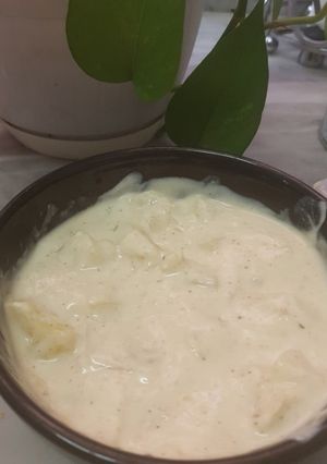 صورة لوصفة زبادي بالبطاطس