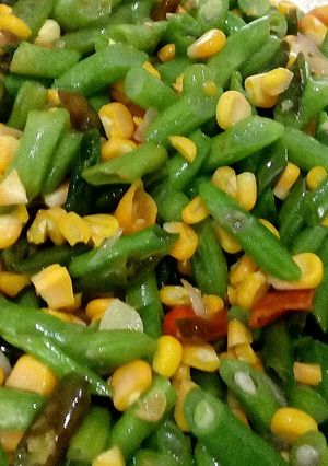 Foto resep Tumis buncis dan jagung muda