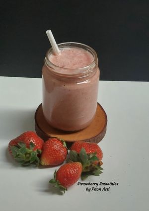 Foto resep Strawberry Smoothies