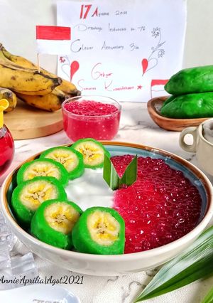 Foto resep Es Pisang Ijo Khas Makasar