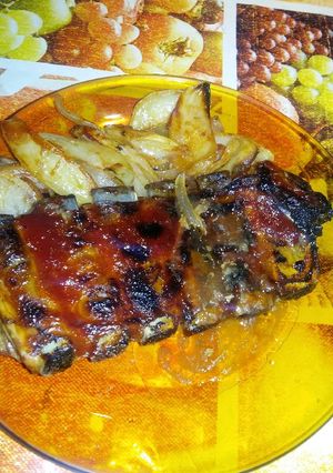 Foto principal de Costillas y patatas a la barbacoa
