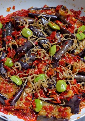 Foto resep Terong balado teri