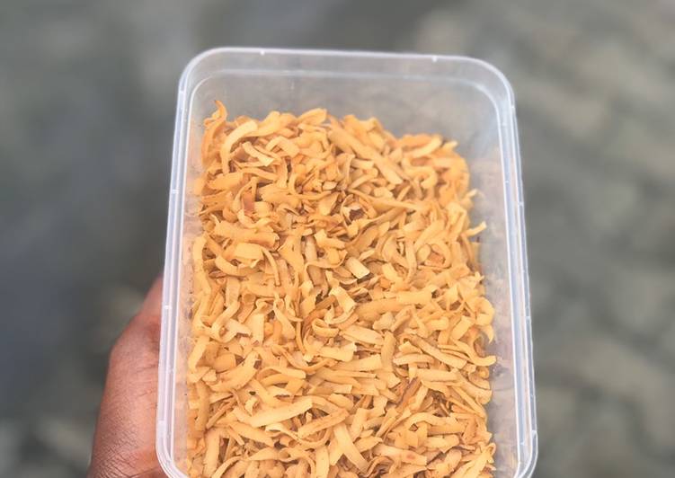 How to Make Perfect Coconut Flakes (kwakumeti) This is Secret Recipe  From My Kitchen !!